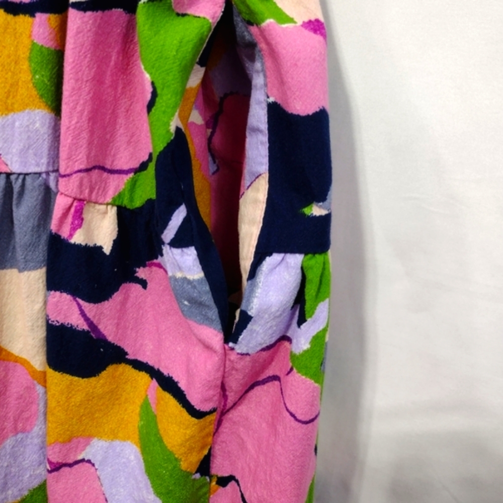 NWOT Ava & Viv Multicolor Floral Sundress Womens XL Pink Beach Vacation Tropical - Picture 4 of 11